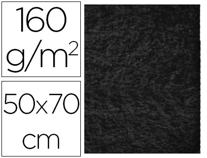 [2058675] LIDERPAPEL - FIELTRO 50X70CM NEGRO 160G/M2 (Ref.FE10)