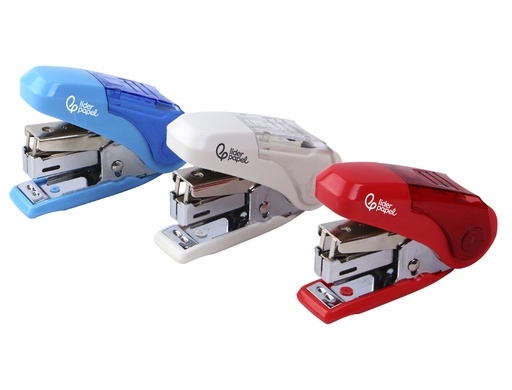 [2052313] LIDERPAPEL - GRAPADORA MICRO CON REGALO DE FUNDA Y CAJA DE 1000 GRAPAS 24/6,22/6 CAPACIDA20 HOJAS. COLORES SURTIDOS. (Ref.GR37)