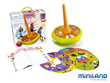 [9152440] MINILAND - Juego didactico mindfulnes con peonza gigante y guia de ejercicios (Ref. 31898)