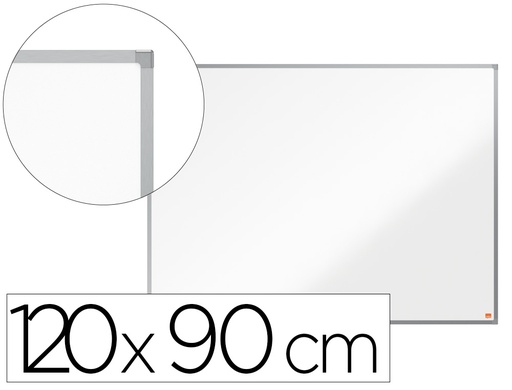 [9931016] NOBO - PIZARRA BLANCA MAGNETICA BASIC LACADA MARCO ALUMINIO 120x90 cm (Ref.1905211)