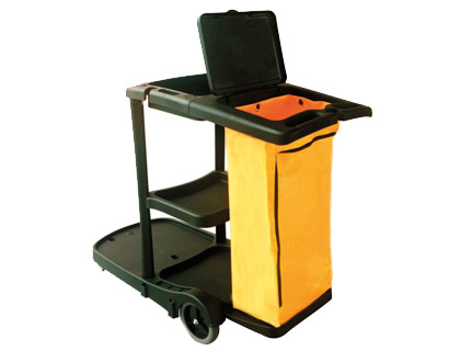 [2072479] Q-CONNECT - CARRO DE LIMPIEZA DE POLIPROPILENO CON RUEDAS 58X24X96 CMS (Ref.KF16540)