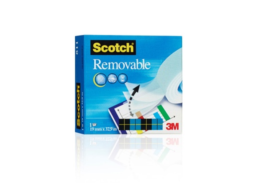 [9029424] SCOTCH - Cinta Magic Adhesiva 19mmx33m Permite escritura FT510005604 (Ref.70016072848)
