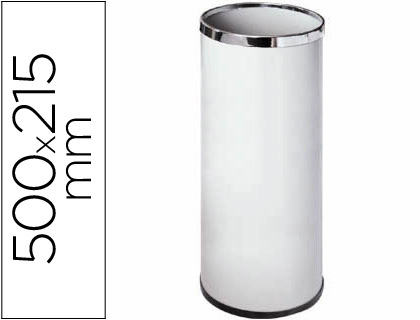 [2023313] SIE - PARAGUERO METALICO 301 BLANCO MEDIDA 50X21.5 -AROS CROMO (Ref.301-B)