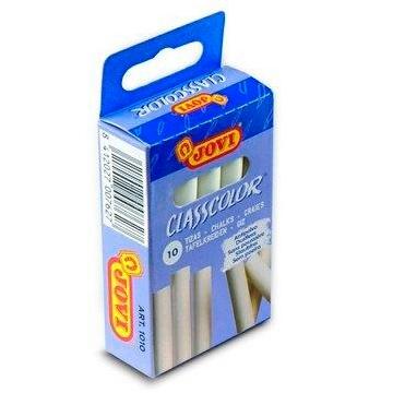 [1152697] JOVI - Tizas Caja 10 ud Blanca Antipolvo (Ref.1010)