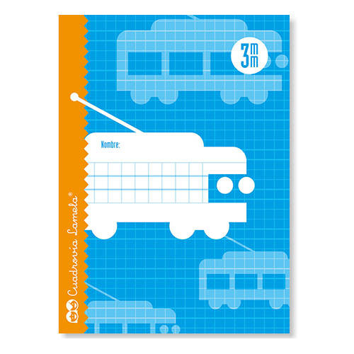 [9006003] LAMELA - Libreta Cubierta basica 30 Hojas 4º Cuadr. 3 Pack 15 Ud 0 (Ref.6003)