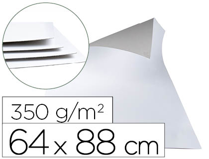 [2001858] LIDERPAPEL - CARTONCILLO BLANCO UNA CARA -350 GR.M2 -KILO ---5 HOJAS POR KILO--- (Ref.CW01)