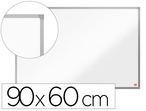 [9931014] NOBO - PIZARRA BLANCA MAGNETICA BASIC LACADA MARCO ALUMINIO 90x60 cm (Ref.1905210)