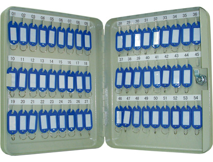 [2037602] Q-CONNECT - ARMARIO METALICO PORTALLAVES 300X240X60 MM PARA 54 LLAVES (Ref.KF04273)