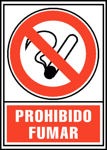 [1737747] ARCHIVO 2000 - Señalización Prohibido fumar A4 PVC Serigrafiado (Ref.6174-02)