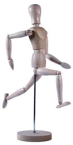 [2057249] ARTIST - MANIQUI DE PINTURA MADERA MASCULINO 10 CM (Ref.A12101/4680019)
