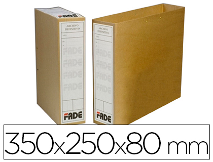[2043606] FADE - BOLSA Archivador Definitivo FOLIO KRAFT BICOLOR (Ref.4000442271/100580290)