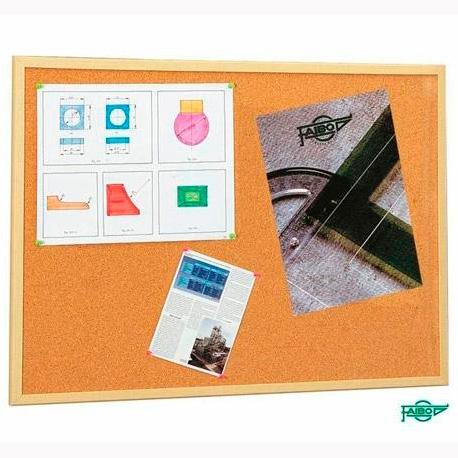 [9935736] FAIBO - TABLERO CORCHO LIGERO MARCO PINO 80x120 cm (Ref.607-5)