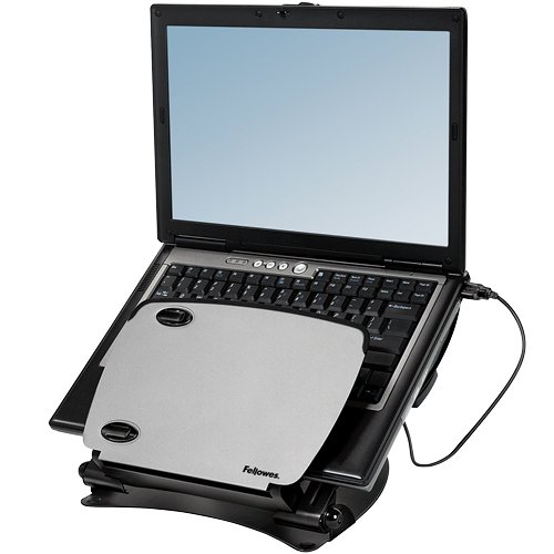 [1223706] FELLOWES - Soporte para portatil Metálico Ajustable altura 4 puertos USB OK (Ref.8024602)
