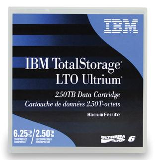 [1410566] IBM - Cartucho de datos LTO 6 Ultrium de 2,5 TB (Ref.00V7590)