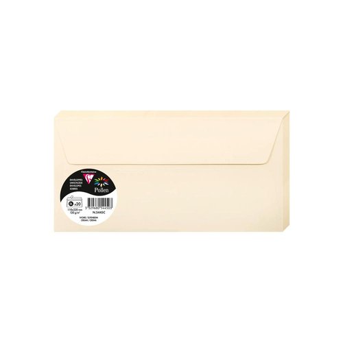[1075126] KIMBERLY-CLARK - Sobres Paquete 20 ud 110X220 Crema 120 G (Ref.075126)