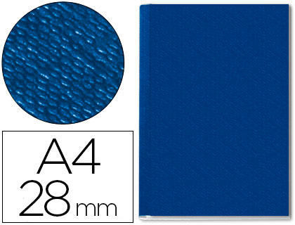 [9044281] LEITZ - Cubiertas encuadernación Impressbind Azul A4 Lino (Ref.73970035)