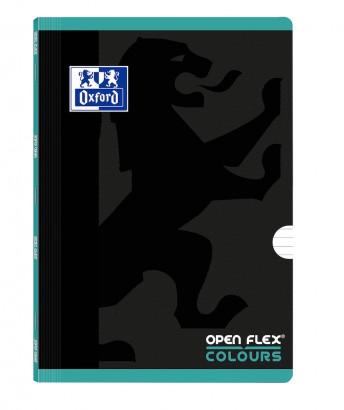 [9933204] OXFORD - LIBRETA GRAPADA SCHOOL OPENFLEX COLOURS A4 48h CON BANDA HORIZONTAL ICE MINT (Ref.400109593)