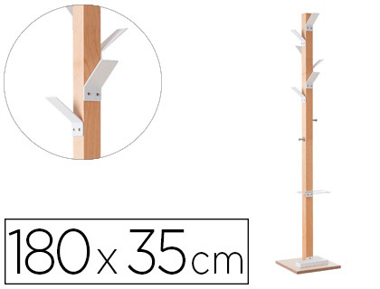 [9150345] PAPERFLOW - Perchero Design Blanco (Ref.PECPP.13)