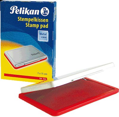 [2069829] PELIKAN - Tampón Nº2 7X11CM ROJO (Ref.331025)