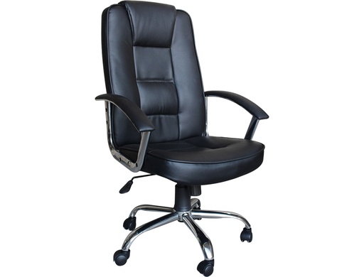 [2075505] Q-CONNECT - SILLA DE DIRECCION CON RESPALDO ALTO REGULABLE EN ALTURA ALTO 1115+75MM ANCHO 705MM Y PROF 625MM NEGRA (Ref.KF16530)