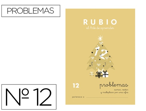 [9022457] RUBIO - Cuaderno PROBLEMAS 12 (Ref.P12)