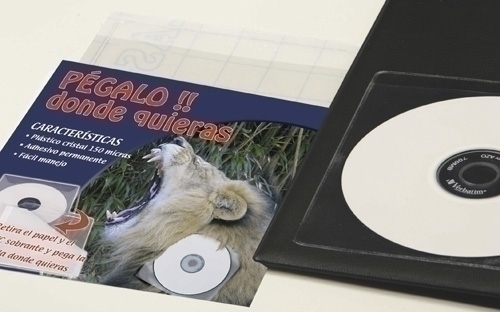 [1152755] UNIPAPEL - Bolsillo autoadhesivo Pvc Transparente Para CD (Ref.479ACD10)