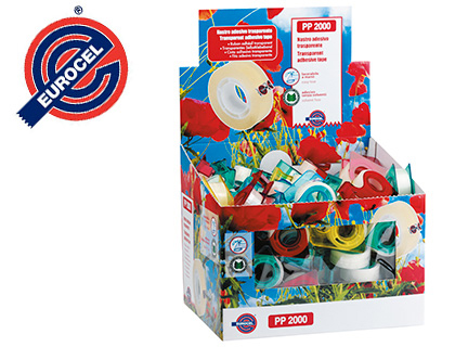 [2153347] EUROCEL - MINIPORTARROLLO PARA CINTAS 10 MT X 15 MM UNIDAD (Ref.10X15 MINI)