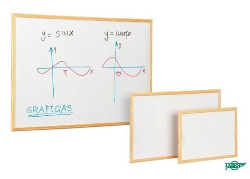 [9935738] FAIBO - PIZARRA BLANCA ECONOMICA MARCO PINO 60x90 cm (Ref.502-3)