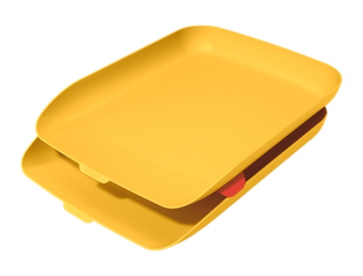 [9160235] LEITZ - Bandeja sobremesa plastico cosy set de 2 unidades amarillo 274x81x407 mm (Ref. 53581019)
