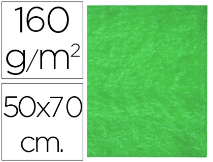 [2058671] LIDERPAPEL - FIELTRO 50X70CM VERDE 160G/M2 (Ref.FE06)