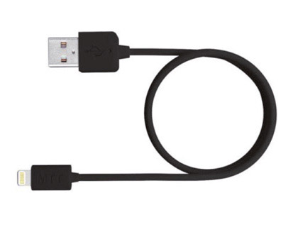 [2151254] MEDIARANGE - CABLE USB 2.0 A APPLE LIGHTNING USB 2.0 LONGITUD DE CABLE 1 MT NEGRO (Ref.MRCS137)