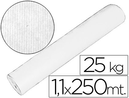 [2038012] PAPEL KRAFT BLANCO 1,10 MT X 250 MTS ESPECIAL PARA EMBALAJE (Ref.8113000)