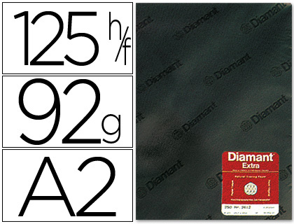 [2005764] PAPEL VEGETAL DIAMANT DIN A2 92 GR HOJA (Ref.DIN-A-2)