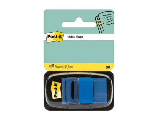 [9014534] POST-IT - BANDERITAS ADHESIVAS 25,4x43,1 - AZUL (Ref.680-2/7100089834)