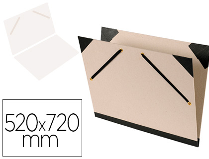 [9155902] CANSON - Carpeta dibujo brut 52x72 cm con gomas color gris (Ref. C200003134)