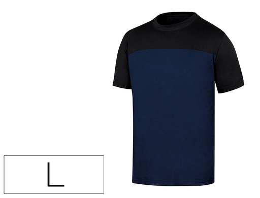 [2150079] DELTAPLUS - CAMISETA DE ALGODON COLOR AZUL TALLA L (Ref.GENOABMGT)
