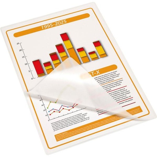 [9933862] FIXO - FUNDA PLASTIFICAR 62x91 (NIF) 125µ PAQUETE de 100 (Ref.1021700)