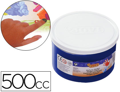 [2022222] JOVI - PINTURA A DEDOS 500 CC -AZUL (Ref.56121)