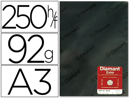[2005766] PAPEL VEGETAL DIAMANT DIN A3 92 GR HOJA (Ref.DIN-A-3)