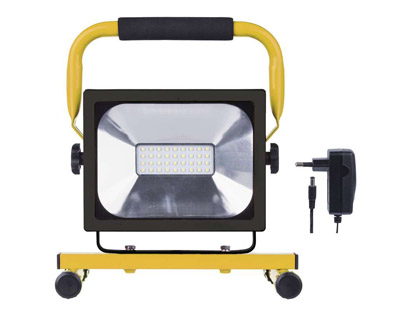 [2151165] SUNMATIC - FOCO PORTATIL LED EMOS 160W 1500 LUMENES 6500 KELVINK 2,5 HORAS BATERIA LI-ION 4400MAH CARGADOR (Ref.ZS2820)