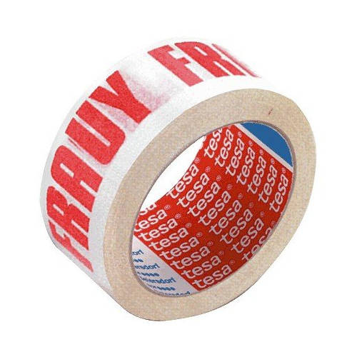 [1768615] TESA - Cinta embalaje 50mmx132m Muy fragil (Ref.60089-00002-00)