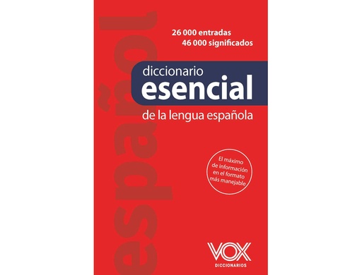 [2015302] VOX - DICCIONARIO ESENCIAL -ESPAÑOL (Ref.2401249/2401243)