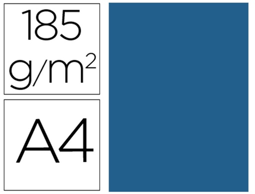 [9054752] CANSON - Cartulina Iris 50 Hojas A4 Azul Mar 185 g (Ref.200040168)