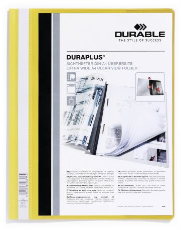 [91327605] DURABLE - Dossiers Duraplus A4 Fastener metalico Amarillo PVC (Ref.2579-04)