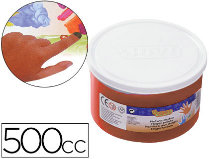 [2077369] JOVI - PINTURA A DEDOS 500 CC MARRON (Ref.56112)