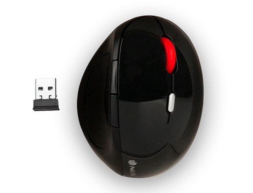 [2162846] NGS - Raton evo ergo ergonomic 800/1200/1600/2400 dpi inalambrico con 5 botones nano receptor usb 2,4 ghz (Ref. EVOERGO)