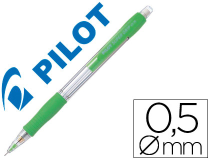 [2150278] PILOT - PORTAMINAS SUPER GRIP VERDE CLARO 0,5 MM SUJECION DE CAUCHO (Ref.H-185-SL-SG / N185VC)
