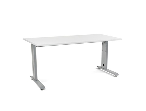 [9073046] ROCADA - Mesa Rectangular Metal Aluminio-Blanco 160X80 (Ref.2002AC04)