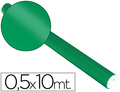 [2005662] SADIPAL - PAPEL METALIZADO VERDE ROLLO CONTINUO DE 0,5 X 10 MT (Ref.12704)