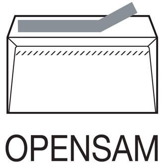 [9939917] SAM - SOBRE 115x225 BLANCO 90g OPEN V.DCHA.(SILICONA) ESPECIAL LASER CAJA de 500 (Ref.247730)